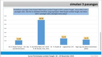 Pathul-Nursiah Unggul di Survei Nusra Institute, Data Diduga Bocor